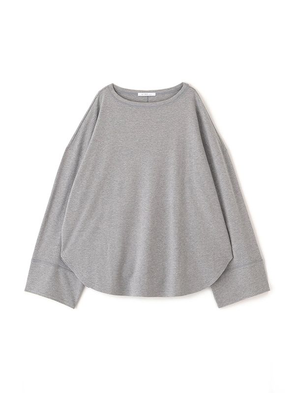 ETRE TOKYO - ボートネックカフスロンTee (GREY） | ADDICT WEB SHOP