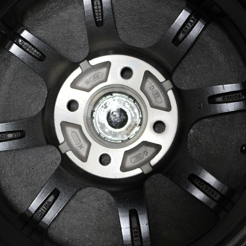 4枚セット】【中古】Verthandi PW-S8 14x4.5 45 100x4 MGRAY