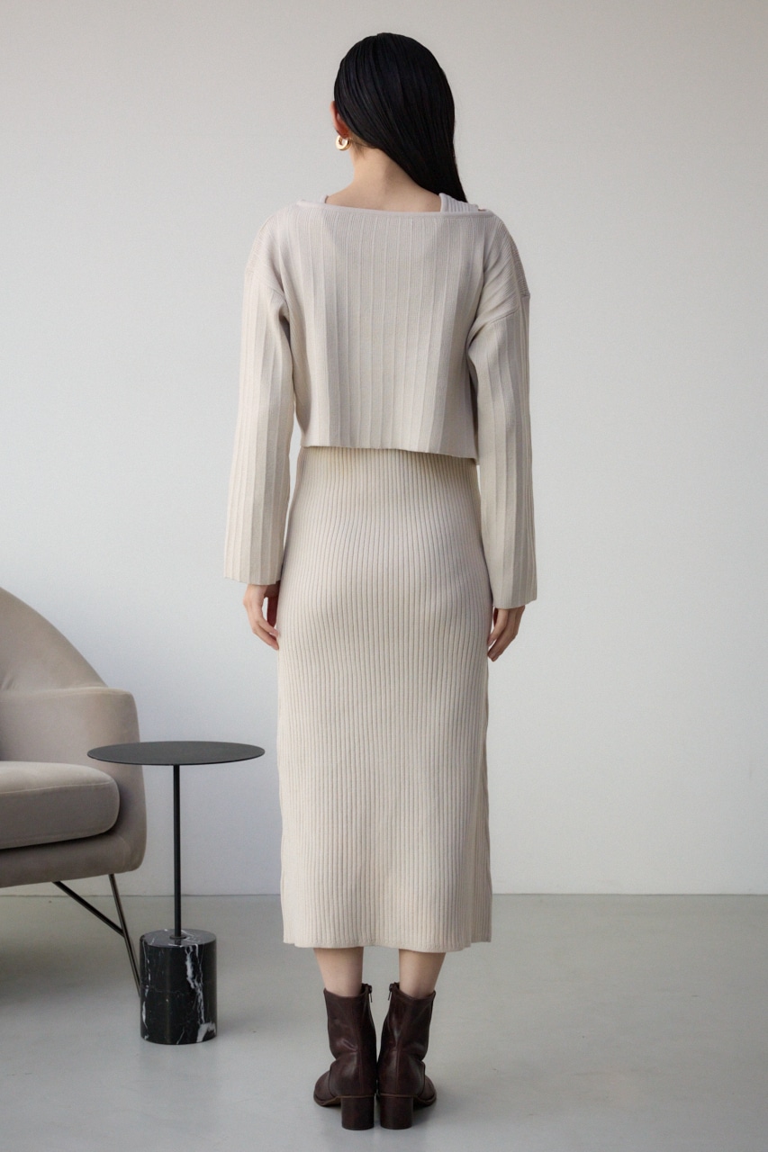 AZUL BY MOUSSY | レイヤードセットニットワンピース (ワンピース