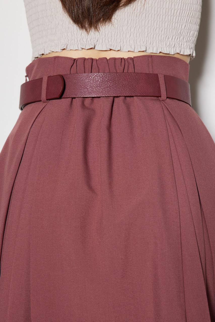 rienda | タックプリーツベルト付きスコショートパンツ (ショート