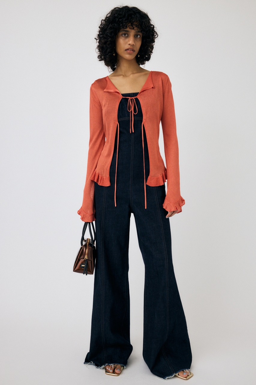 MOUSSY | OPEN NECK SHEER カーディガン (カーディガン ) |SHEL'TTER