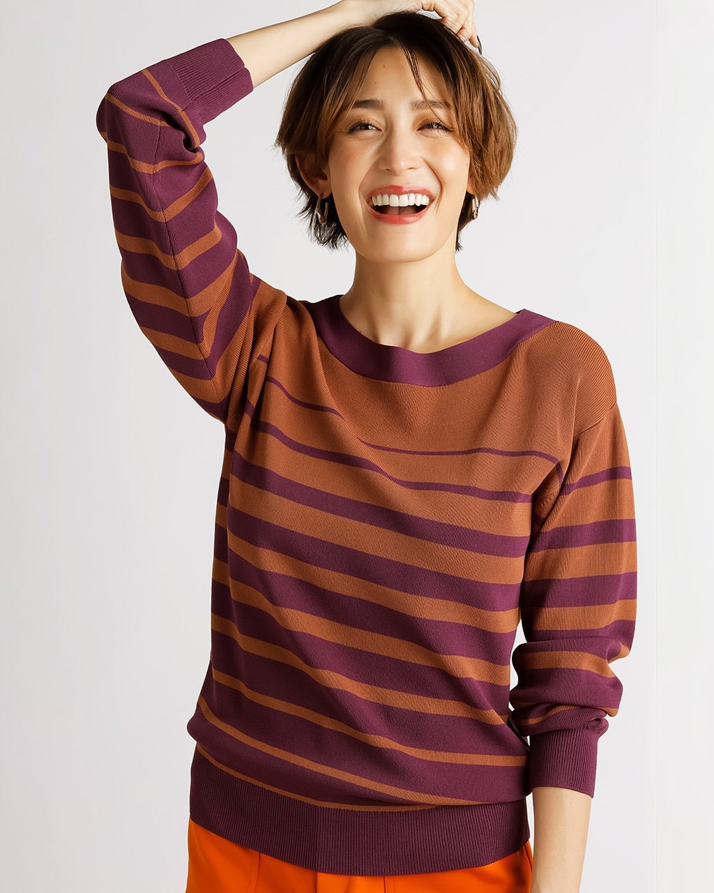 ハイツイストニット・ボートネック/DoCLASSE