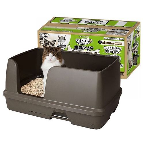 デオトイレ快適ワイド本体セット デオトイレ 猫用システムトイレ