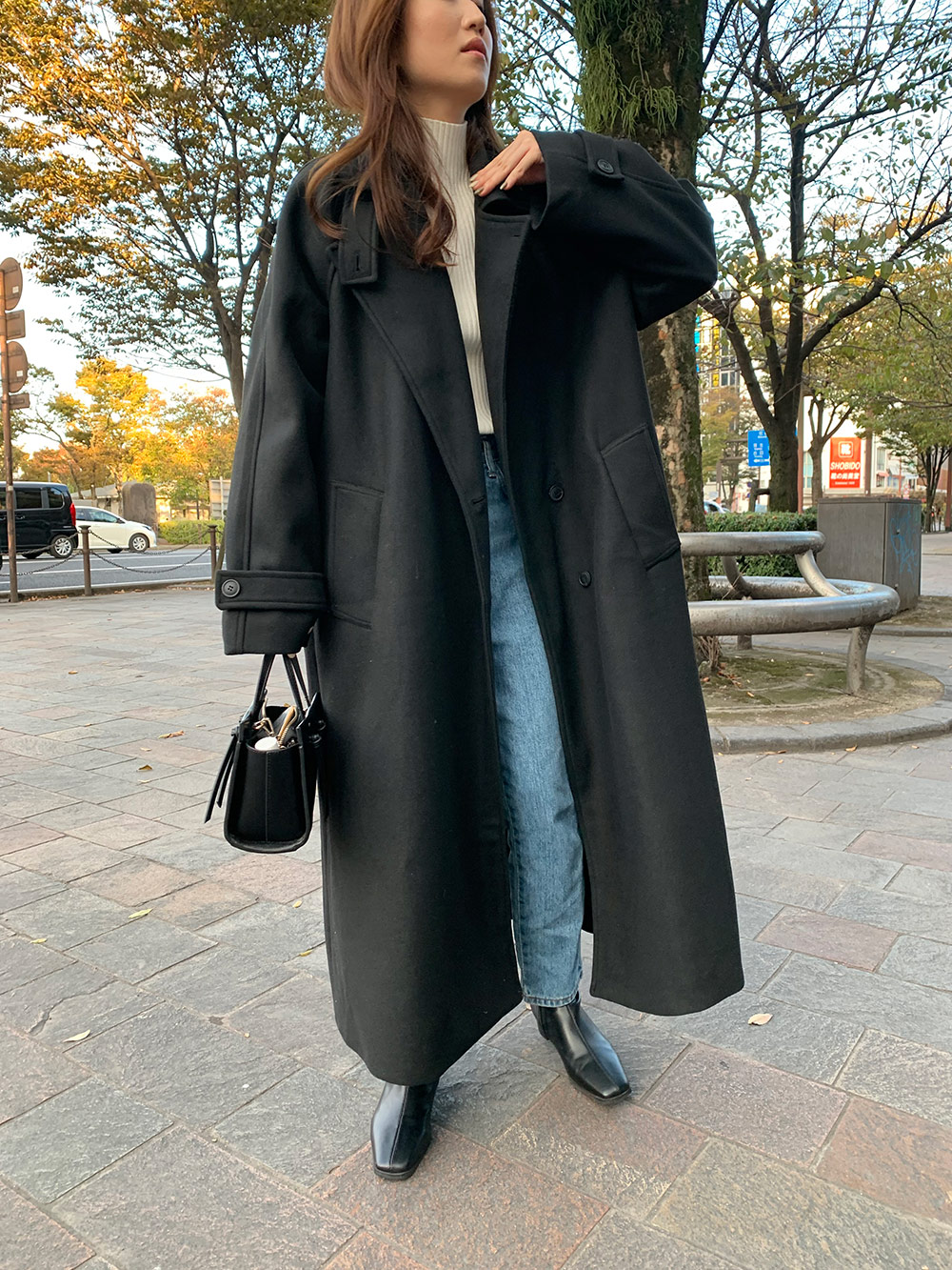 2WAYウール混ロングコート | レディースファッション通販 - DHOLIC