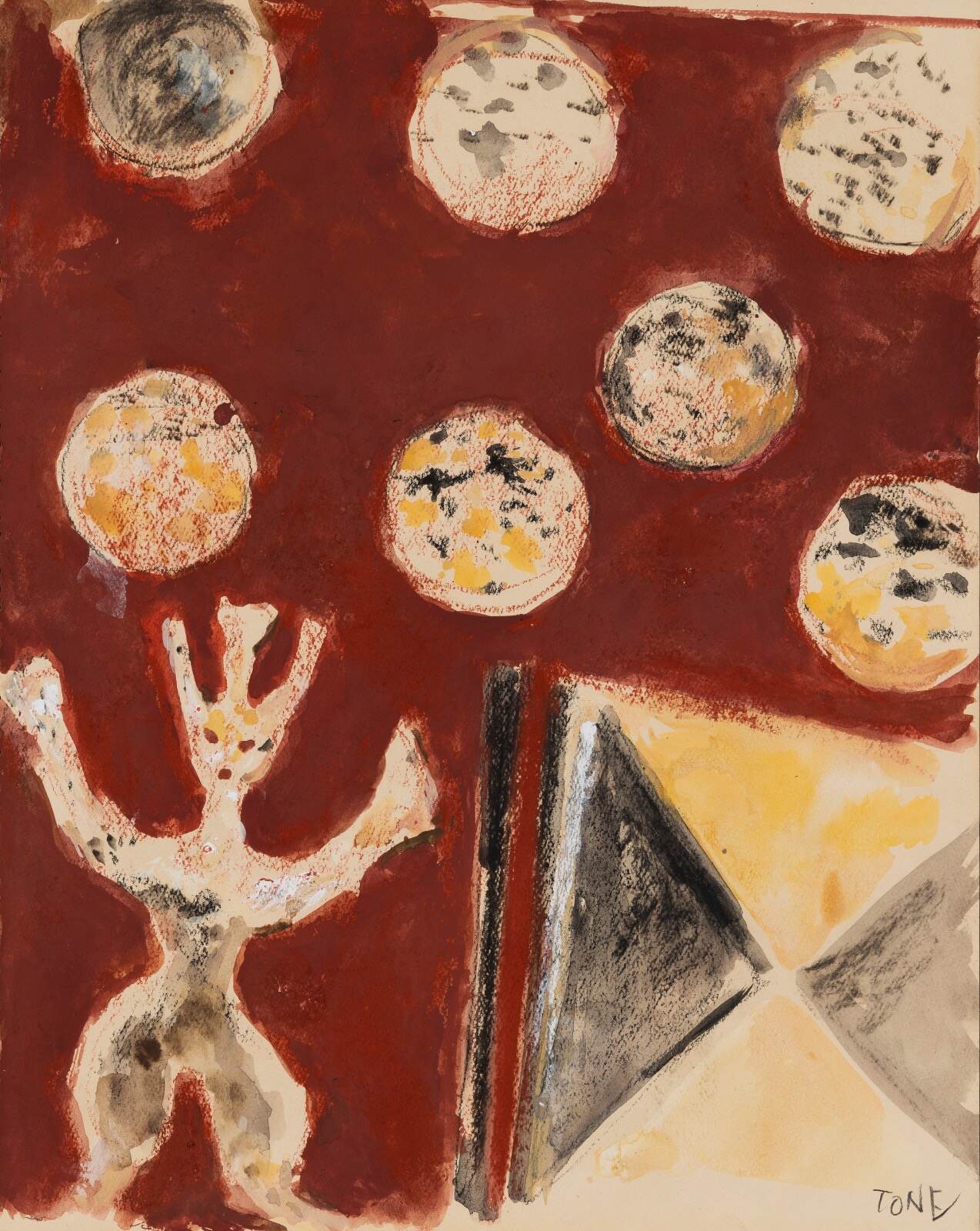 太陽の画家”利根山光人の回顧展が世田谷美術館で、メキシコの遺跡