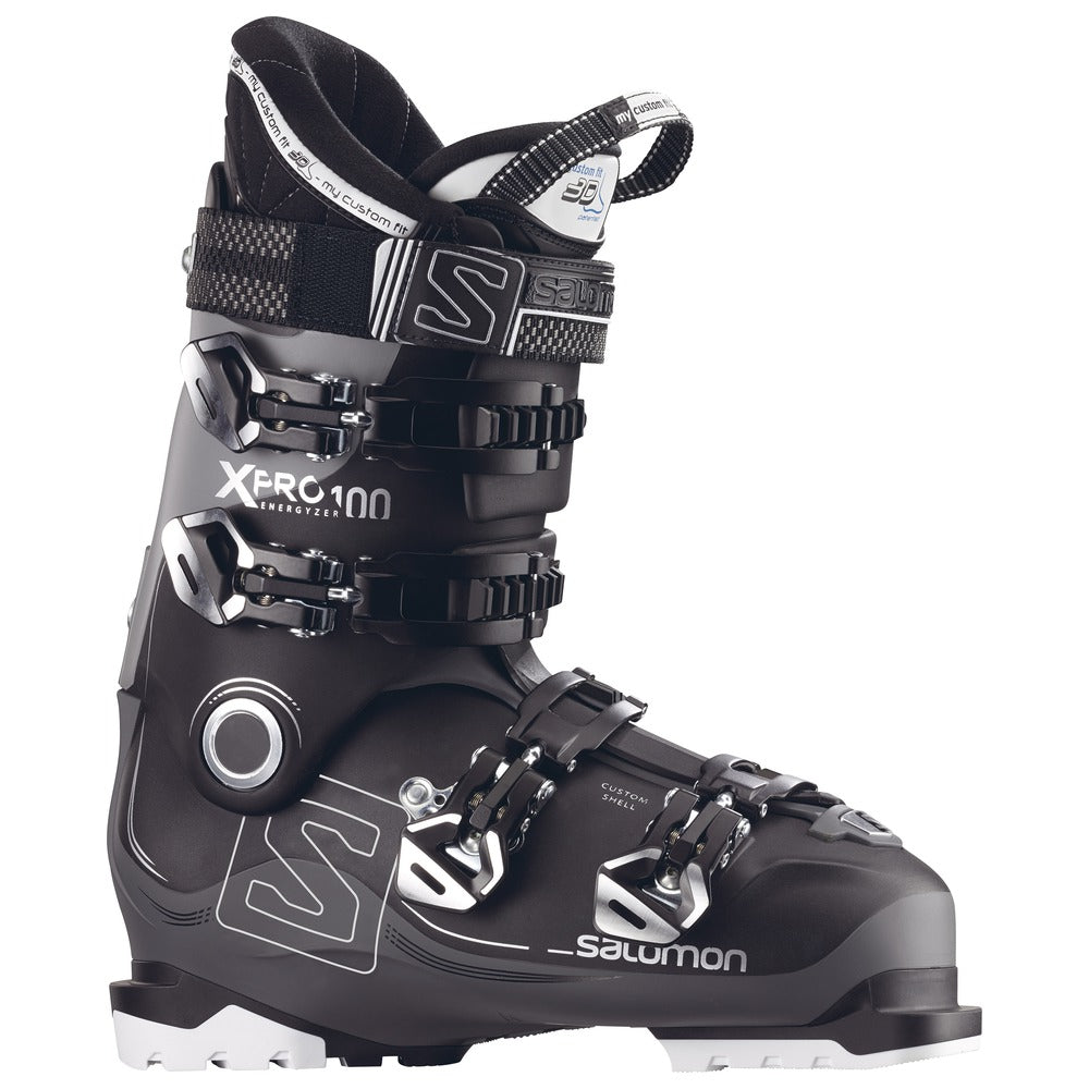 Salomon X Pro 100 Ski Boots 2018 Blk/Safron – First Stop Board Barn