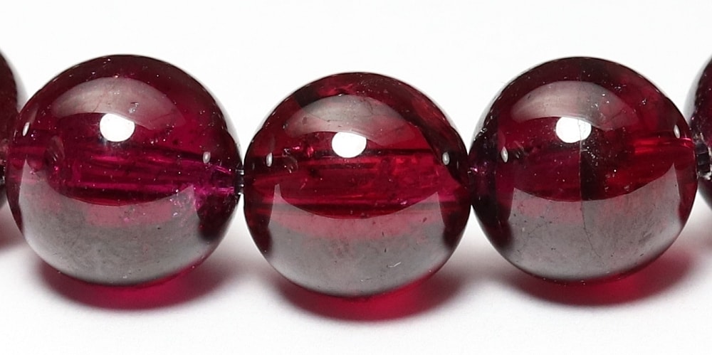 高品質++]ロードライトガーネットブレスレット（約8mm玉） - 埼玉県