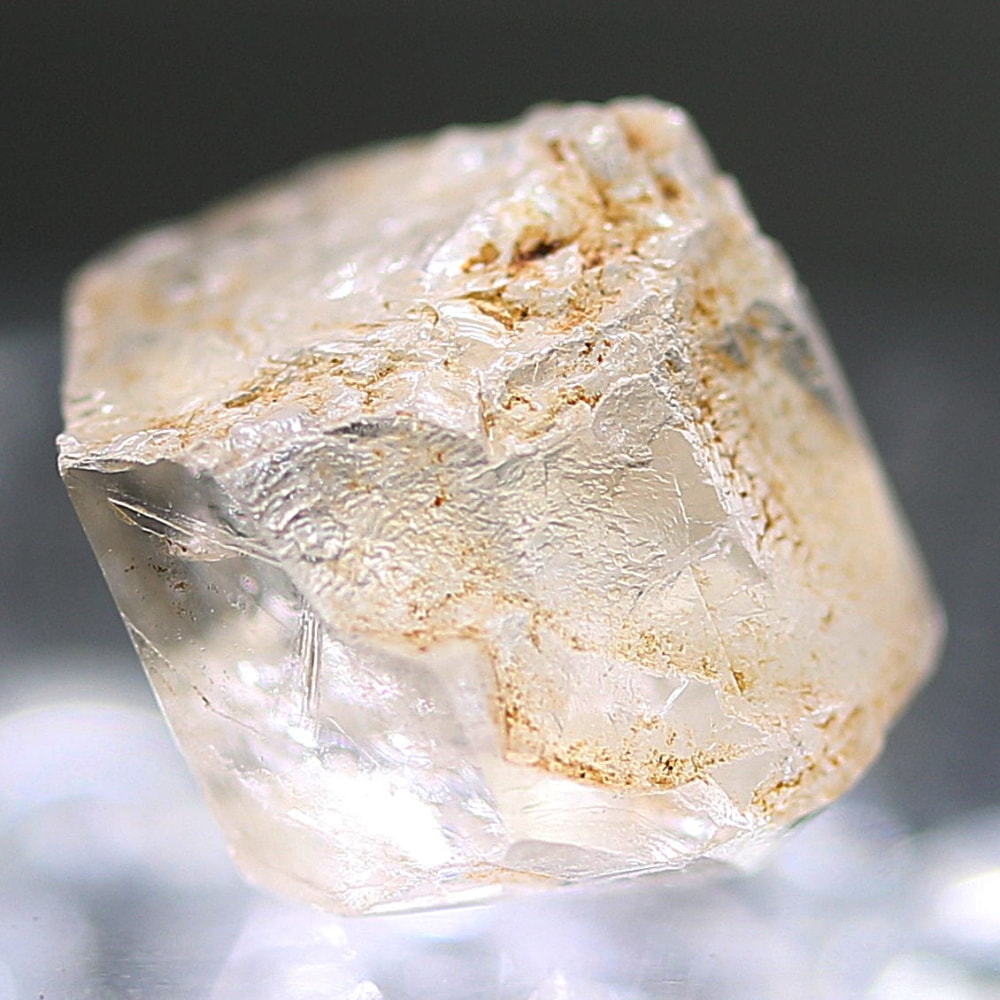 希少・ミャンマー産]天然フェナカイト結晶原石/宝石質（0.78g/簡易鑑別