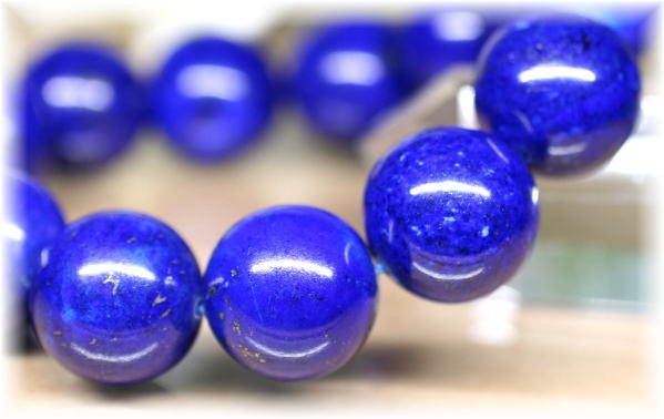 3A]ラピスラズリブレスレット（約20mm玉） - 埼玉県吉川市の天然石専門