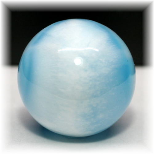高品質・ドミニカ産]ラリマー丸玉/スフィア - 埼玉県吉川市の天然石