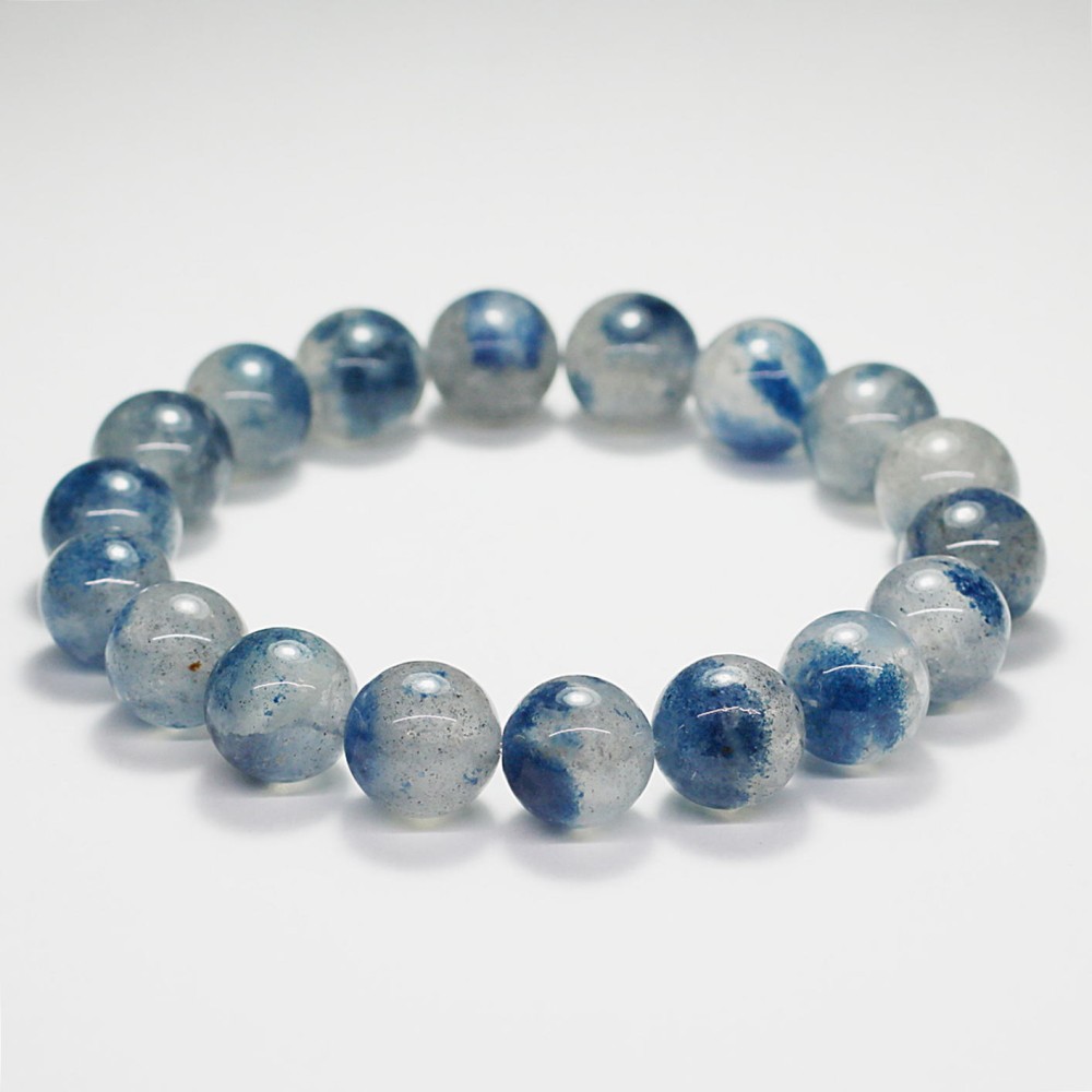 希少・3A]スコルザライトインクォーツブレスレット（約11.5mm玉