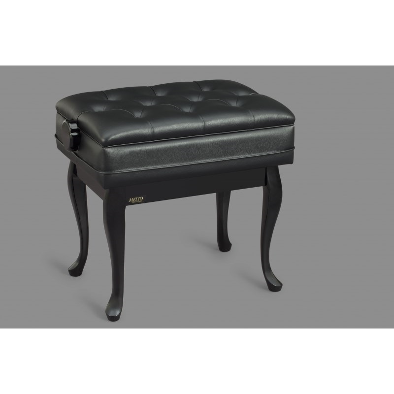 甲南 コンサートピアノ椅子 MKC-601 ブラック ｜イケベ楽器店