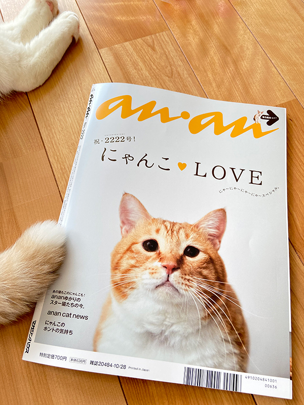 メディア】an・an（アンアン）50周年「にゃんこLOVE」＆「鬼滅の刃」W