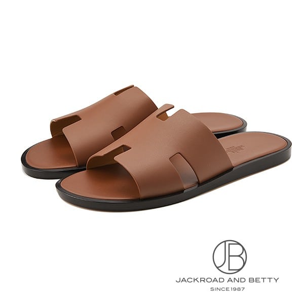 サンダル イズミール ゴールド 茶 41[H041141ZH] Sandals Izmir Gold