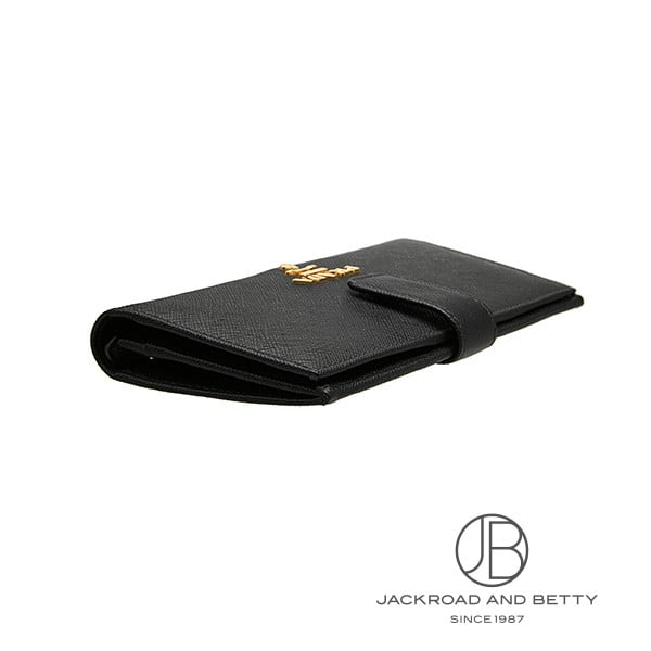 サフィアーノレザー マルチカラー ウォレット ネロ ブラック 黒[1MV025