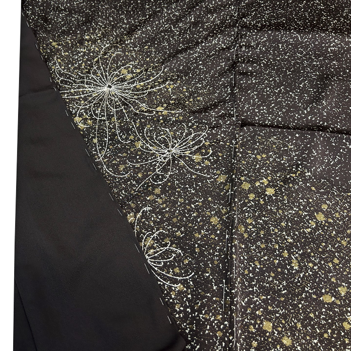 たたき染め訪問着【乱菊】 たたき染め訪問着【乱菊】 [170303-tho-1