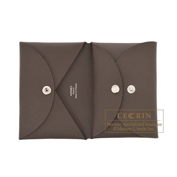 エルメス カルヴィ デュオ エコルセ ヴォーエプソン シルバー金具