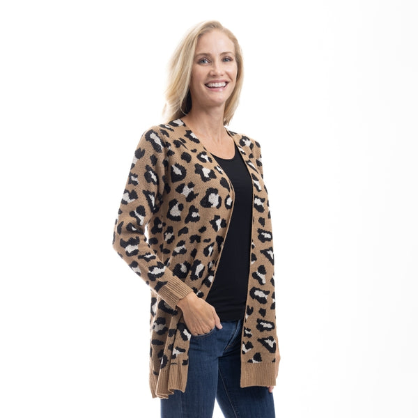 Wild Chic Leopard Cardigan – Linda Anderson