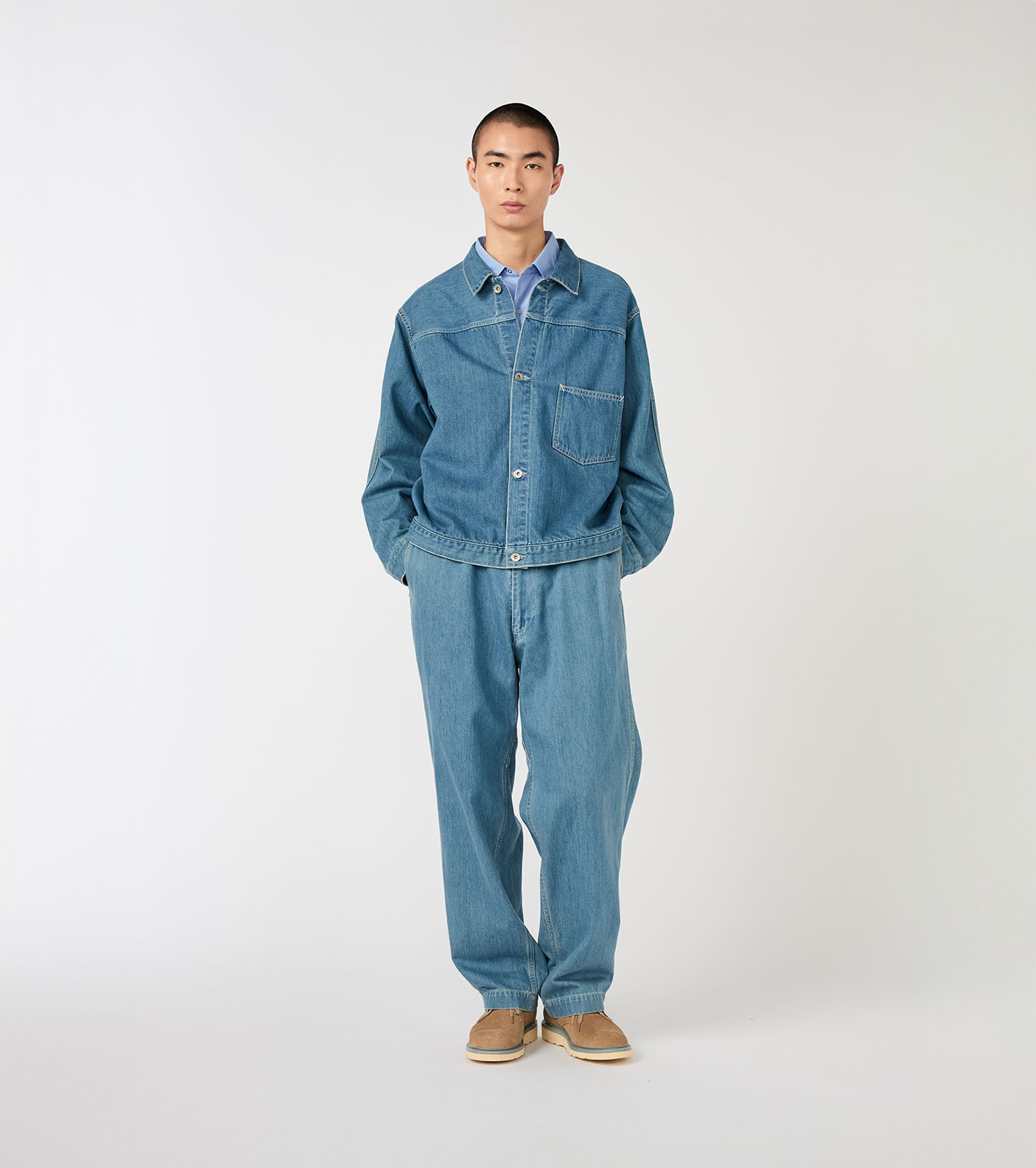 nanamica / Short Denim Jacket