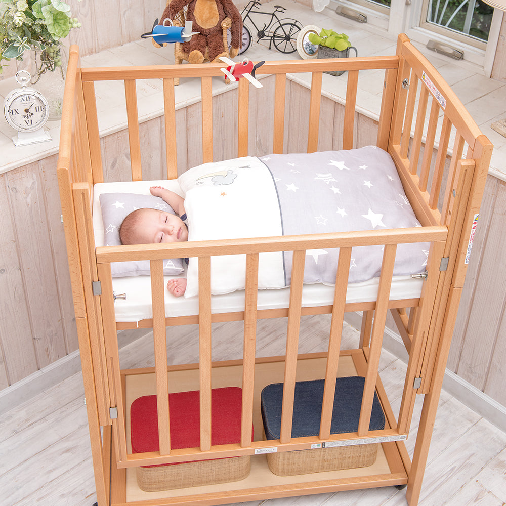 竹元産興 グレースターWガーゼ 洗える組ふとん5点セット タイニー