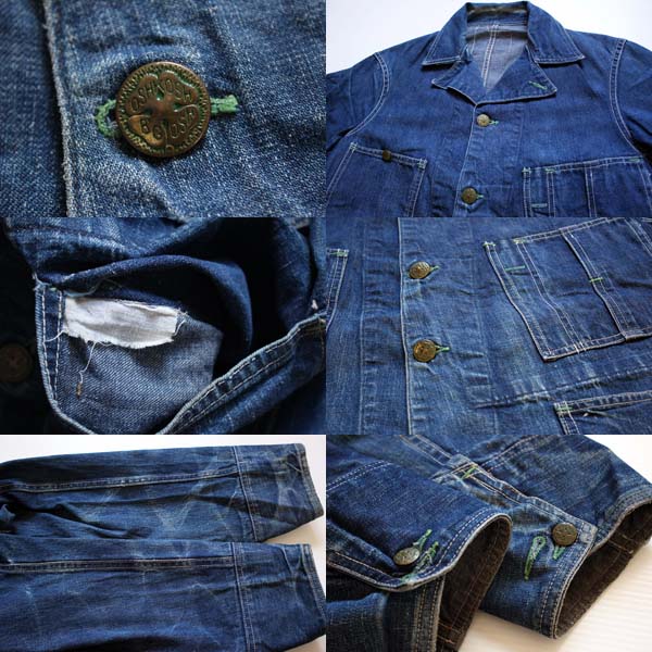 50s OSHKOSH B'GOSH インディゴデニム カバーオール - Sixpacjoe Web Shop