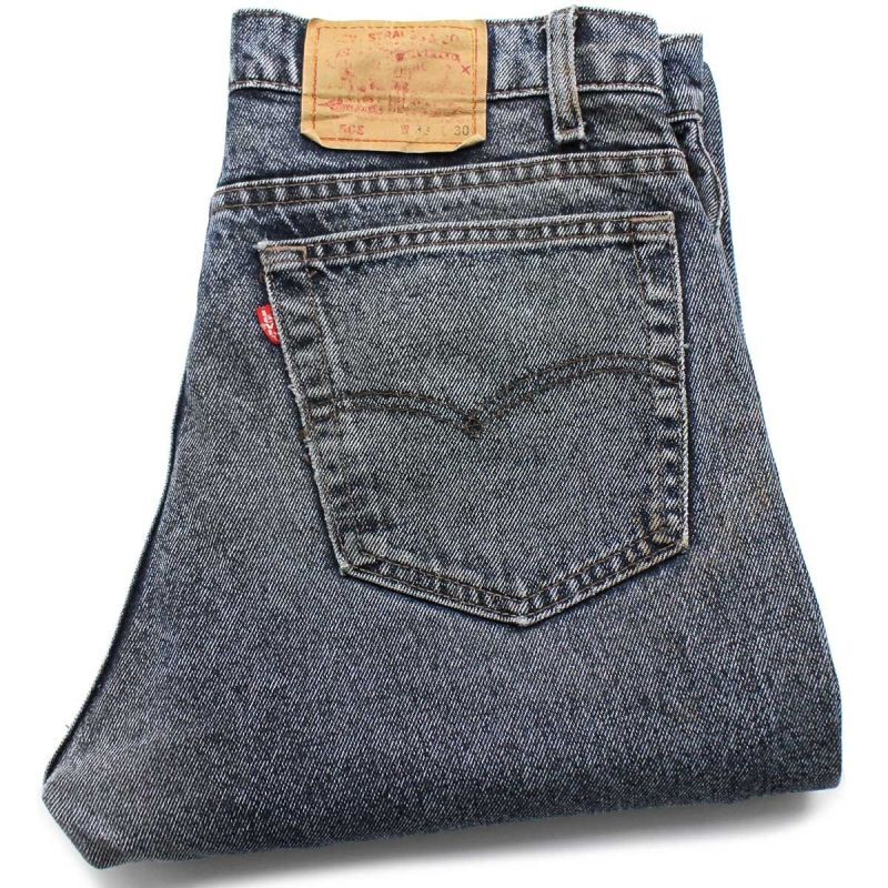 90s USA製 Levi'sリーバイス 550 ペンキ飛び ケミカルウォッシュ