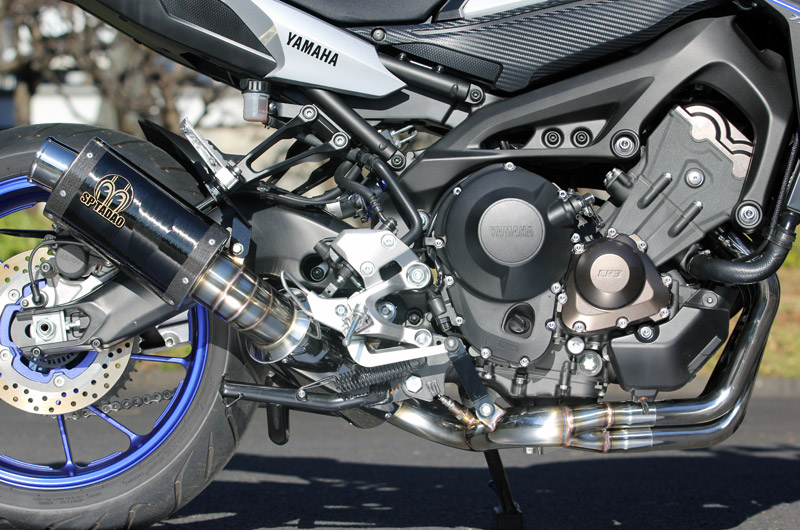YAMAHA 〜16 MT-09 TRACER POWERBOX FULL チタンエキゾーストパイプ|SP忠男