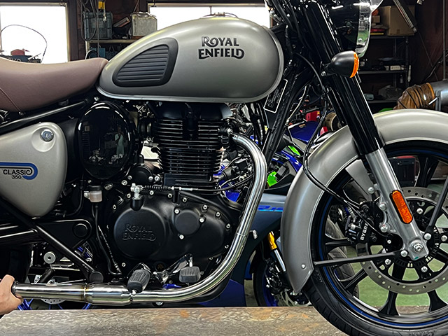ROYAL ENFIELD 2022~2024 CLASSIC350 (ME3ELJ15) POWERBOXナローパイプ