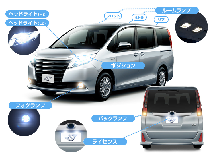 TOYOTA アルファード GGH2#系 前期 H20.5〜H23.9 HID仕様の適合情報