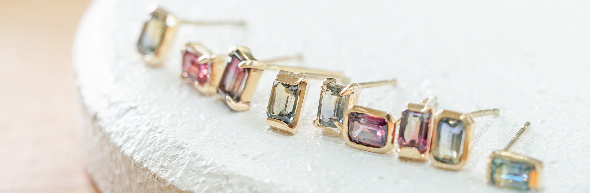 バイカラーサファイアピアス 商品詳細｜金沢市のジュエリー