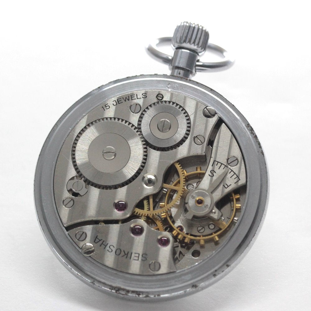 国鉄モデル 昭和40年の19セイコー鉄道時計/15石/秒針止め機能/絶版時計