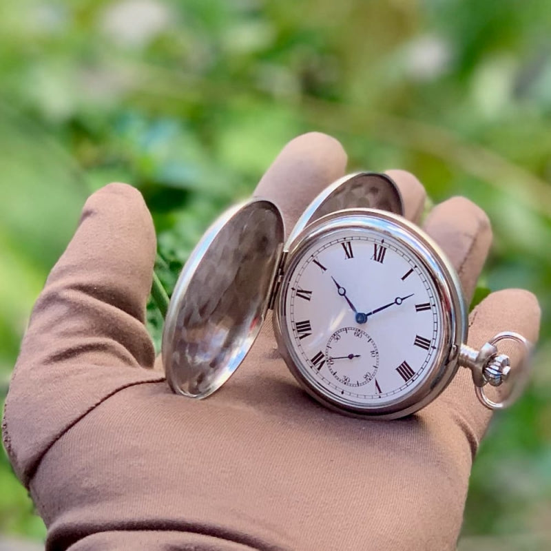 正美堂創業 50周年記念ウォッチ/オリジナル懐中時計/両開きハンター