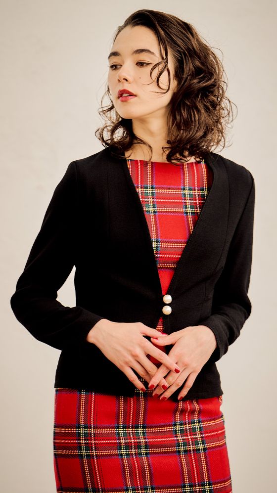 パールボタンノーカラージャケット｜JENNE(ジェンヌ)公式通販：パリ