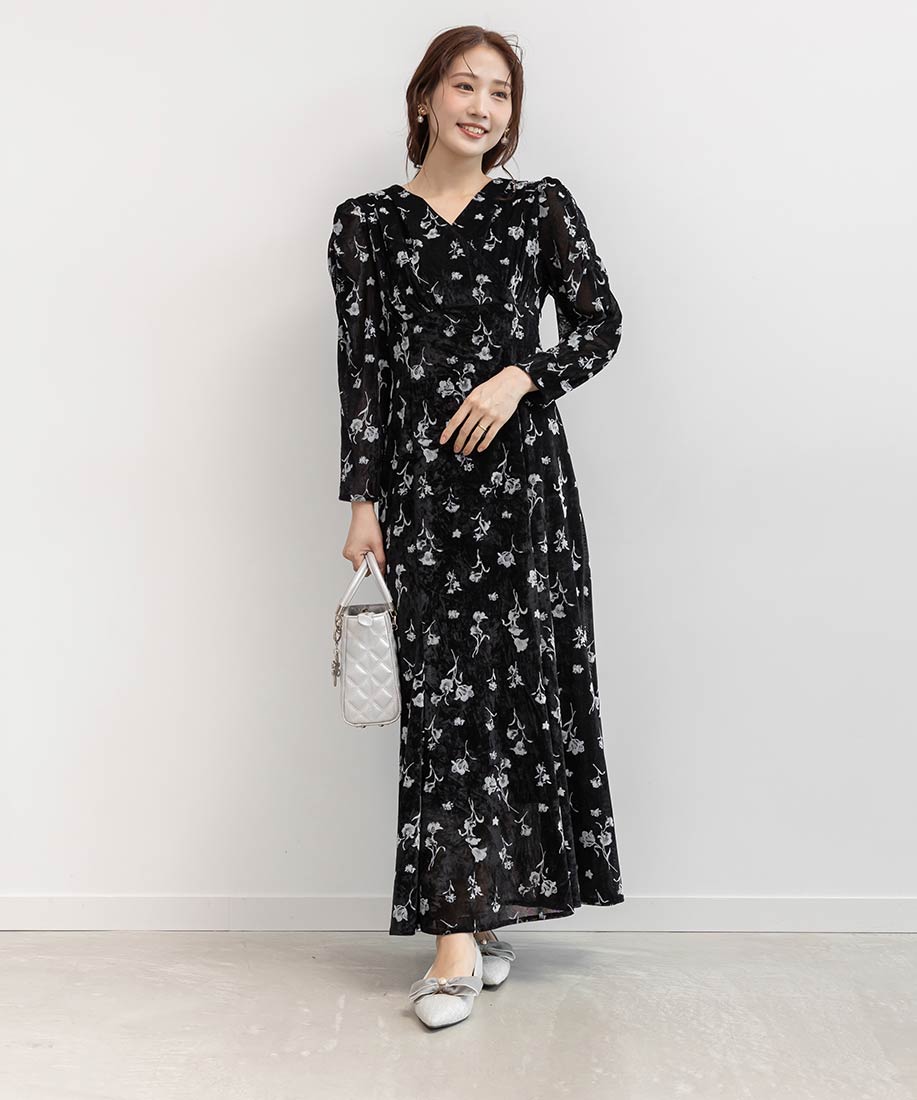 SALE】ベロアリボンクラシカルフラットパンプスRANDA公式サイト