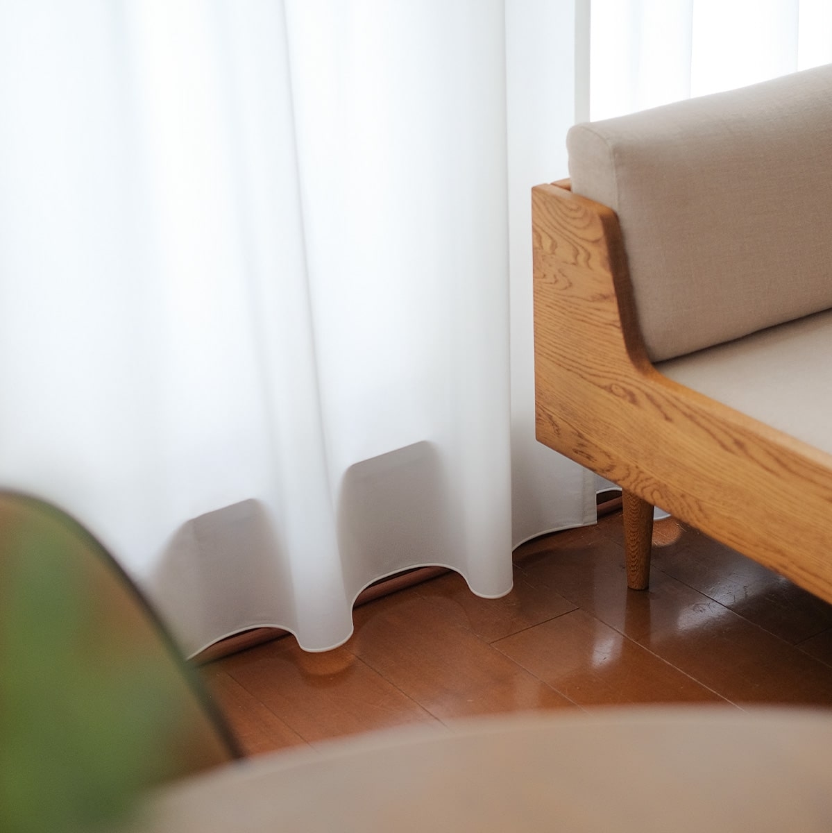 わたしの愛用品- 東向きのLDKにぴったりな UVカット99%カーテンSunnyの