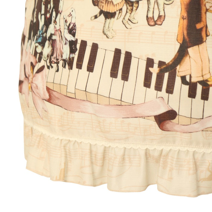 USED】Meow Meow Symphony柄ベビードールジャンパースカート | BABY