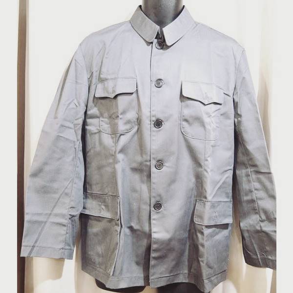 コットン製中国人民服(中山服)上衣・灰色 - 横浜中華街天宝堂本店