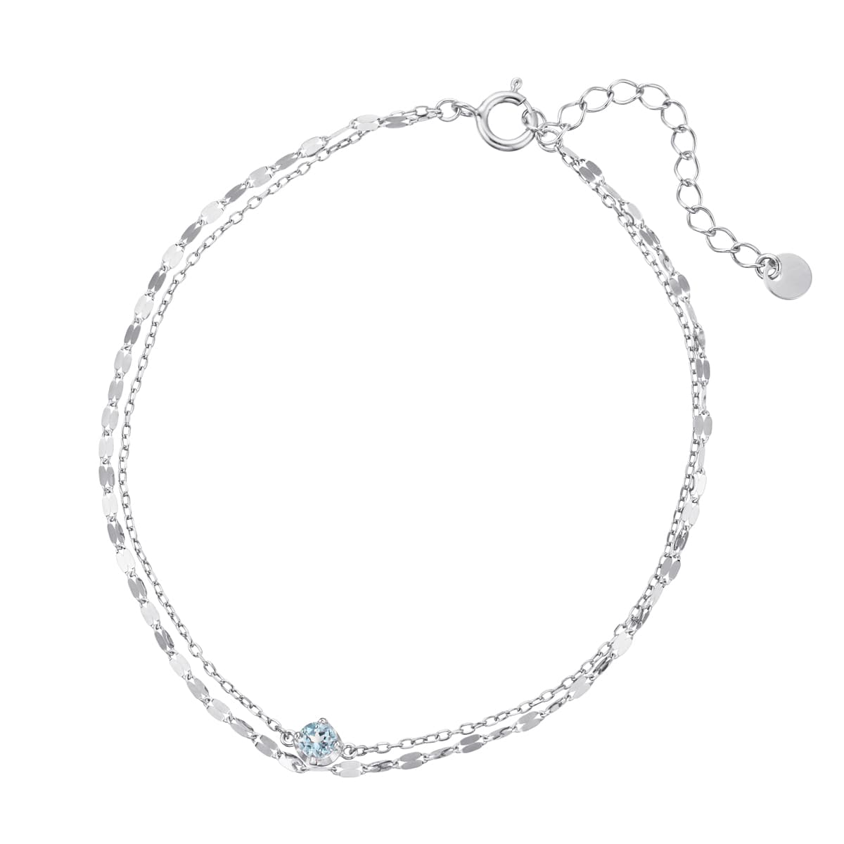 K10ホワイトゴールドダイヤモンドブレスレット(RBL034)|TSUTSUMI