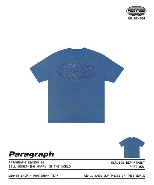 Paragraph（パラグラフ） tシャツ A'GEM/9 × .kom「paragraph
