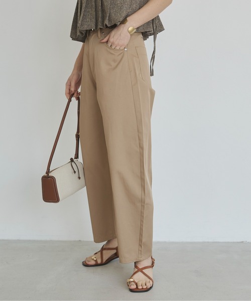 ANGIE チノパン カーブ チノ パンツ レディース : ZOZOTOWN Yahoo!店