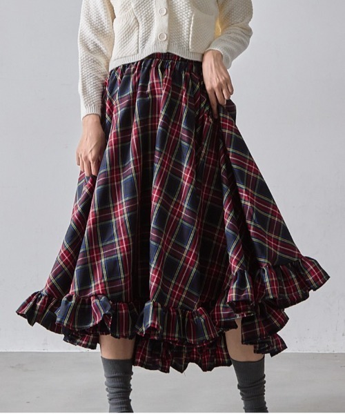 スカート SS裾フリルロングスカート : ZOZOTOWN Yahoo!店 - 通販