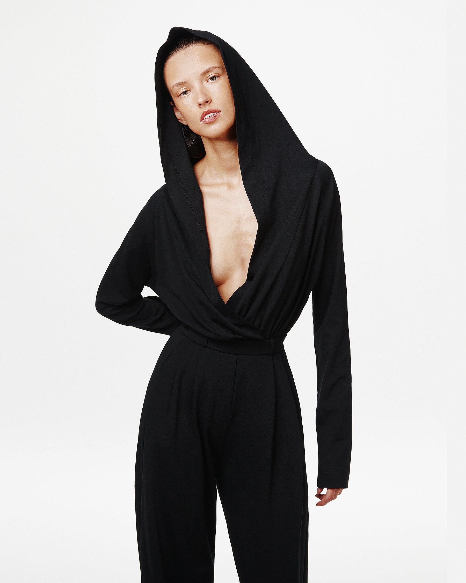 Black Jersey Jumpsuit – ANNAFOXY