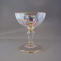 ロブマイヤー「エナメル彩ワイングラス」《アンティックかとう》