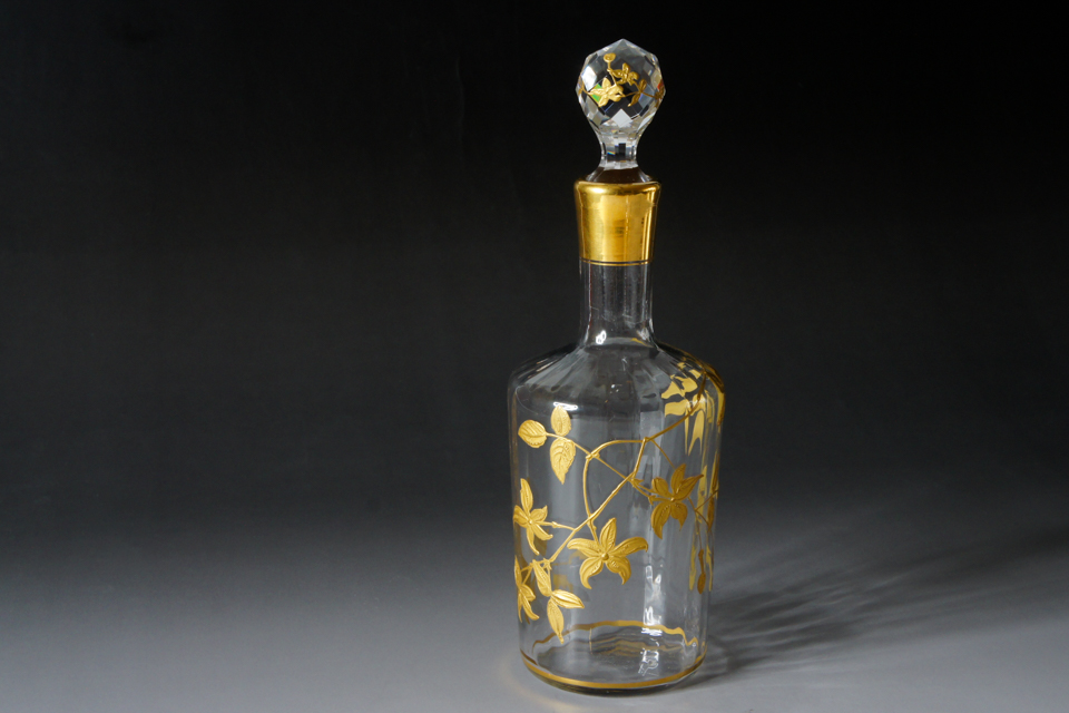 オールドバカラ「ジャポニスム 草花文 リキュールセット