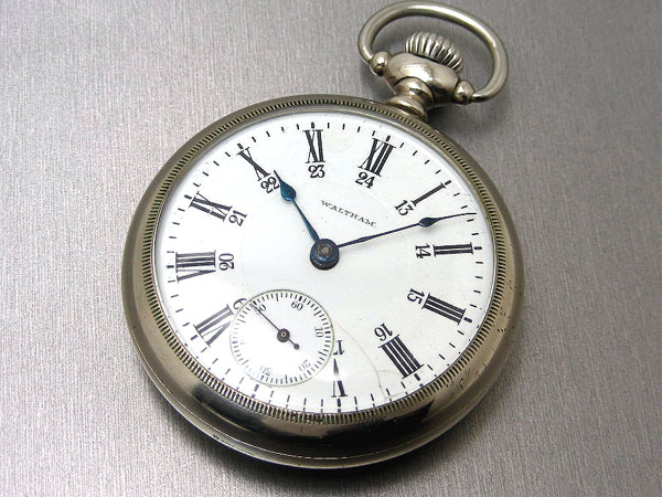 ウォルサム WALTHAM 懐中時計 ローマンインデックス スモールセコンド