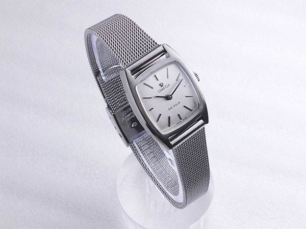 オメガ デビル レディース スクエア型 手巻き Cal.620 Ω製ミラネーゼ