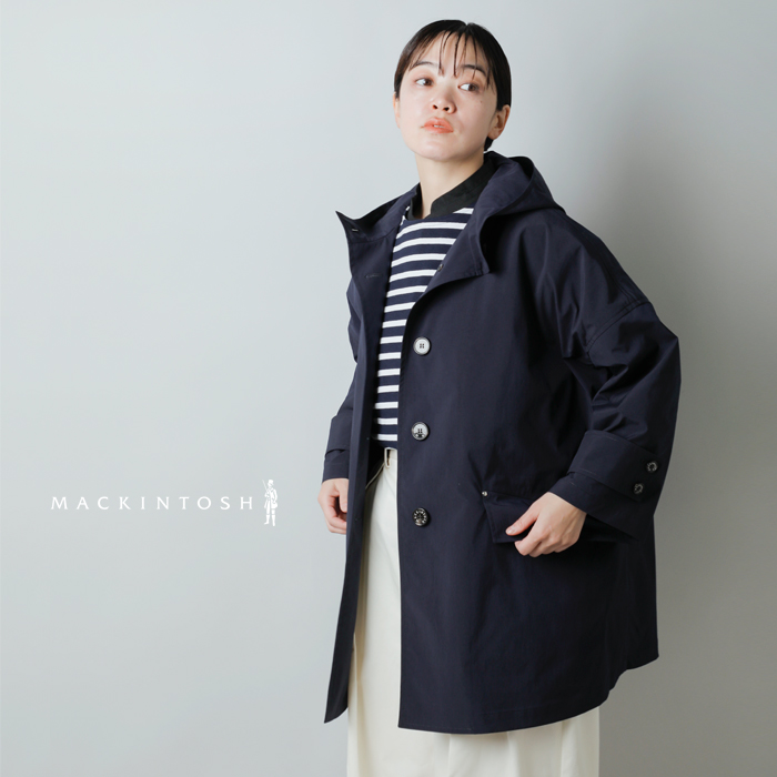 50%OFF】MACKINTOSH マッキントッシュ 撥水 オーバーサイズ フーデッド