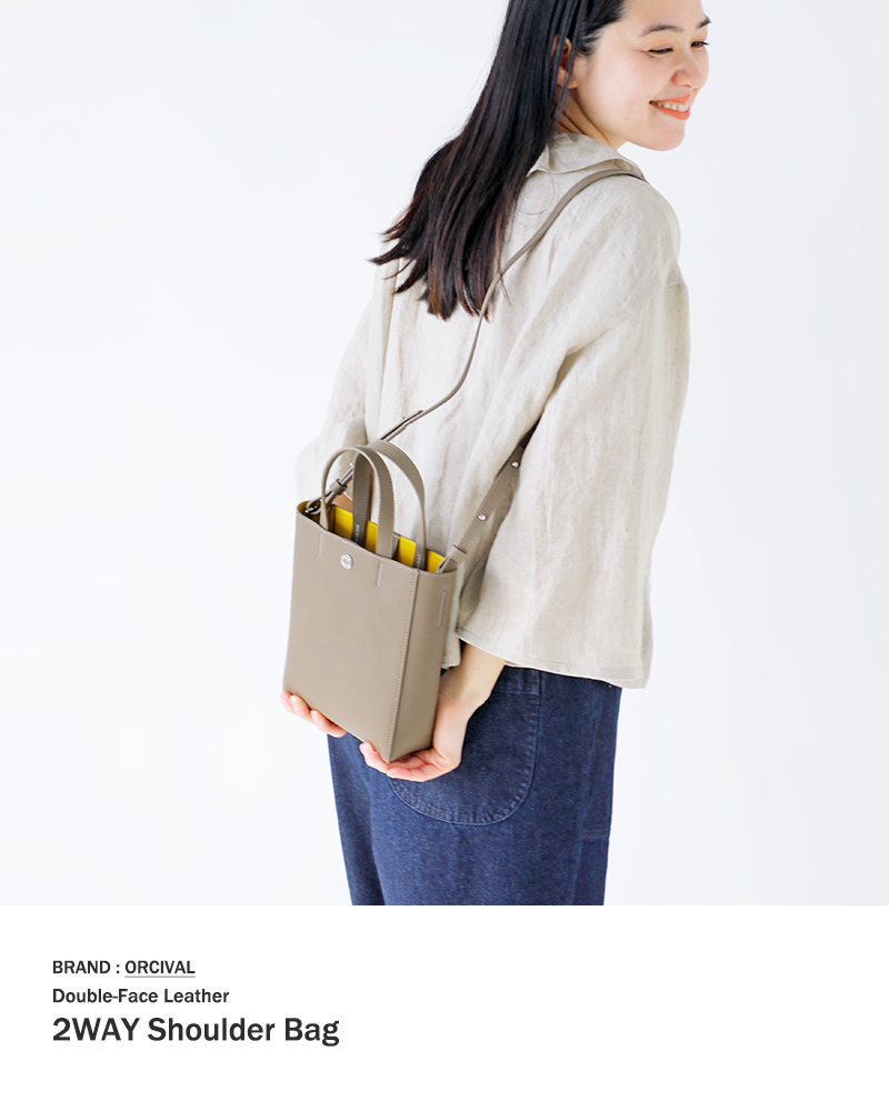 ORCIVAL オーチバル オーシバル ダブルフェイス レザー 2way