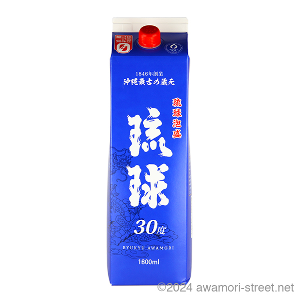 琉球 紙パック 30度,1800ml / 新里酒造 / 泡盛ストリート.net