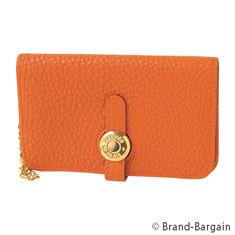 HERMES(エルメス)/ドゴン・キーケース/トリヨンクレマンス×オレンジの